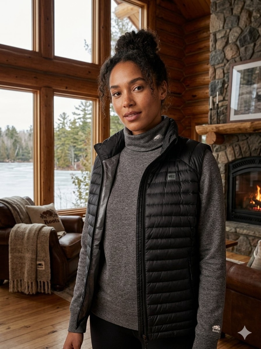 MEC Boundary Light Down Vest is a lightweight, highly packable for layering